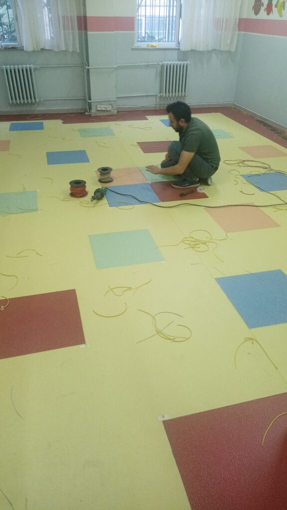 iç mekan pvc zemin kaplama